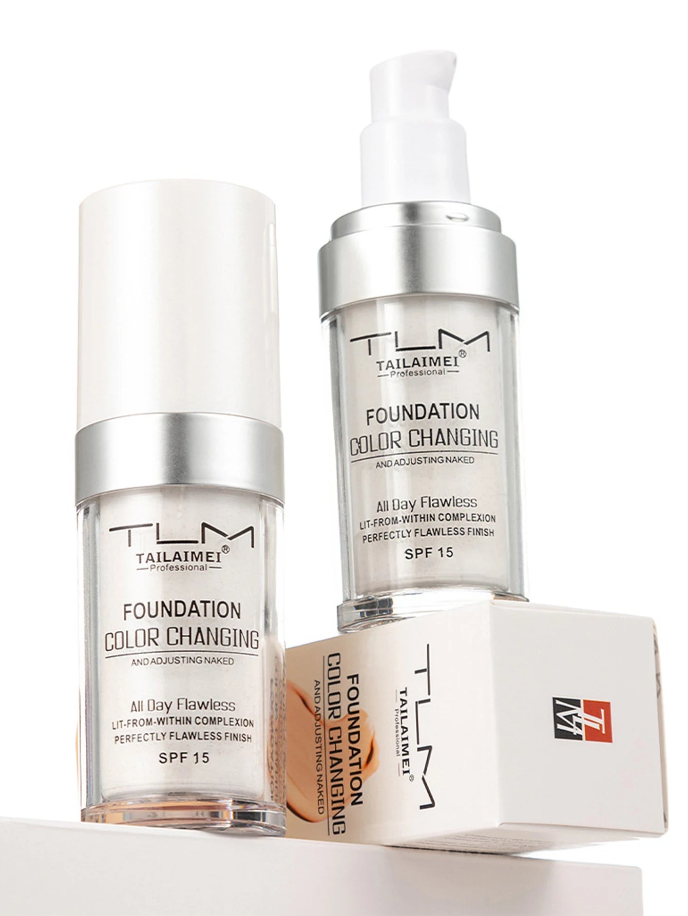 TLM Magic Color-Changing Foundation SPF 15-30mL For All Skin Tones