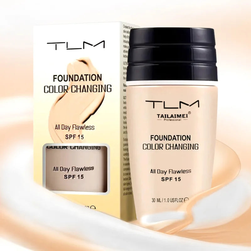 TLM Magic Color-Changing Foundation SPF 15-30mL For All Skin Tones